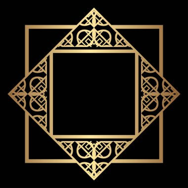 Art Deco çerçeve kenarlığı