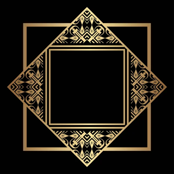 Art Deco çerçeve kenarlığı