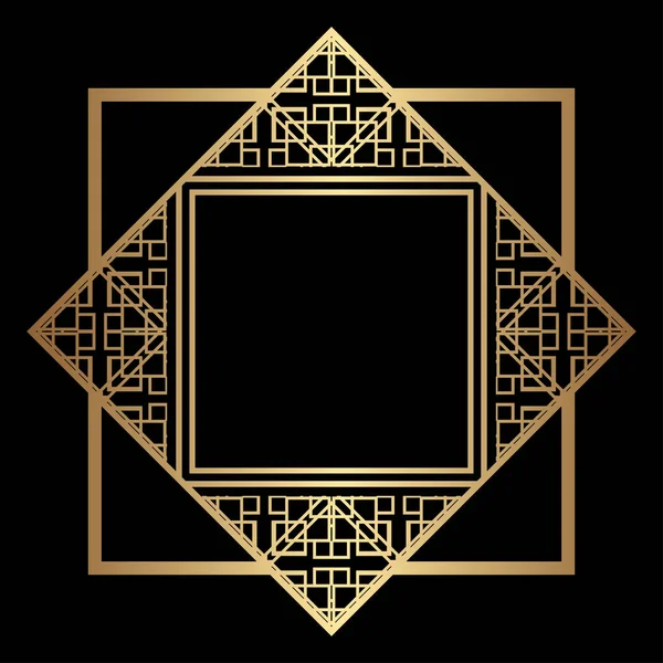 Art Deco çerçeve kenarlığı