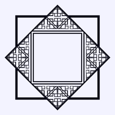 Art Deco çerçeve kenarlığı