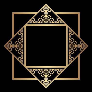 Art Deco çerçeve kenarlığı