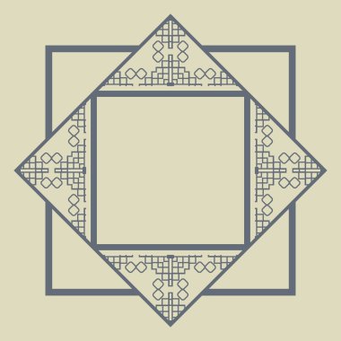 Art Deco çerçeve kenarlığı