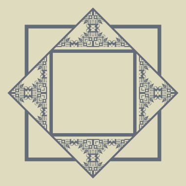 Art Deco çerçeve kenarlığı