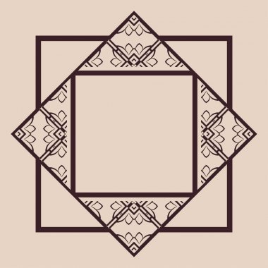 Art Deco çerçeve kenarlığı