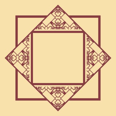 Art Deco çerçeve kenarlığı