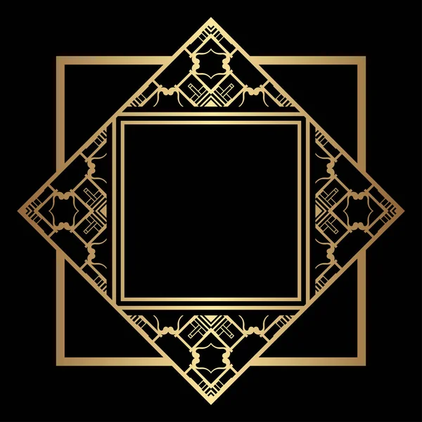 Art Deco çerçeve kenarlığı