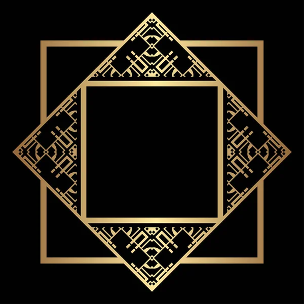 Art Deco çerçeve kenarlığı