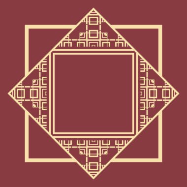 Art Deco çerçeve kenarlığı