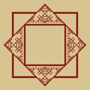 Art Deco çerçeve kenarlığı