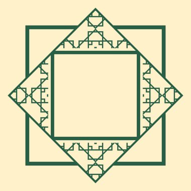 Art Deco çerçeve kenarlığı