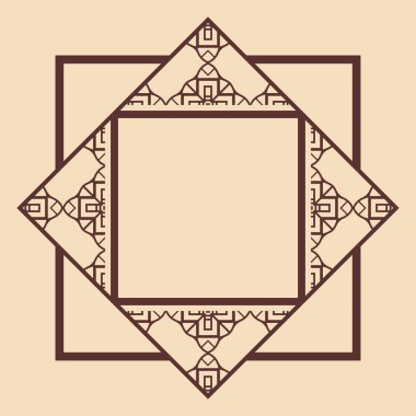 Art Deco çerçeve kenarlığı