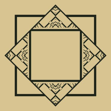 Art Deco çerçeve kenarlığı