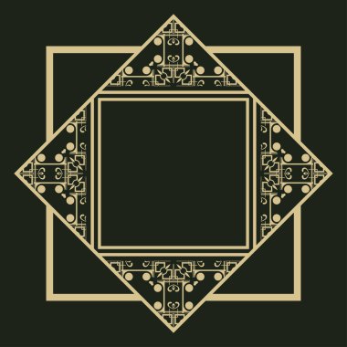 Art Deco çerçeve kenarlığı