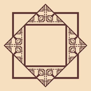 Art Deco çerçeve kenarlığı