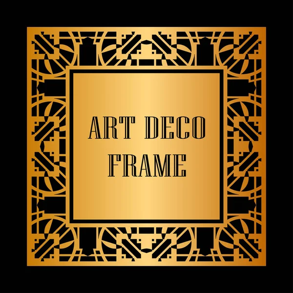 Art Deco çerçeve kenarlığı