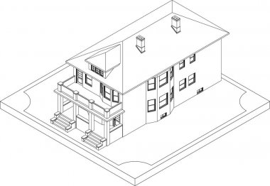İzometrik evin dağılımı