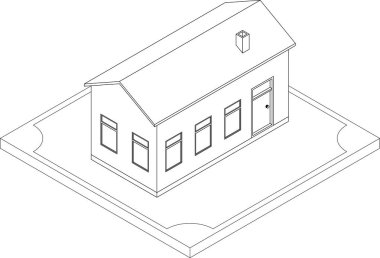 İzometrik evin dağılımı