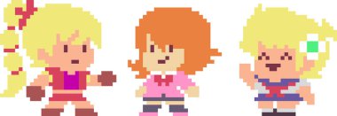 Piksel karakter kümesi