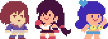 Piksel karakter kümesi