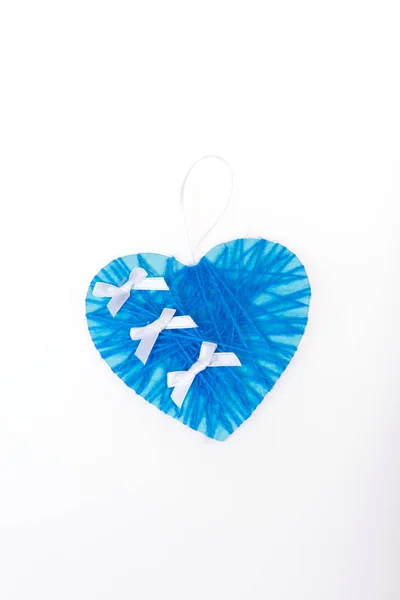 Paper heart card for valentine's day — Stock Photo, Image
