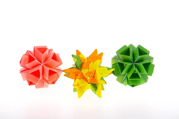 Japanese art Kusudama. Japanese art. Origami - crafts out of paper.