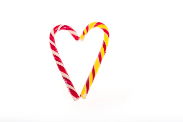 Declaración de amor en forma de corazones de caramelo para el Día de San Valentín — Foto de Stock