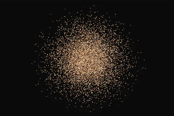 Золотой круг блестит — стоковый вектор