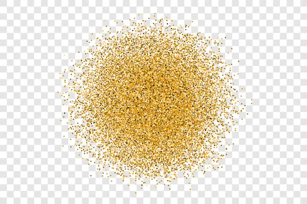 Gouden cirkel sparkles — Stockvector