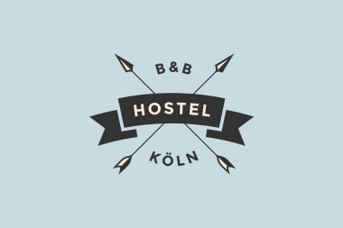 Hostel arması ile okları