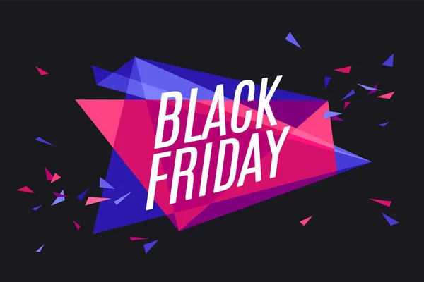 Banner mit Text Black Friday — Stockvektor