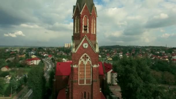 空中的教会 — 图库视频影像