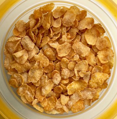 Mısır gevreği yüksek açılı görünüş 