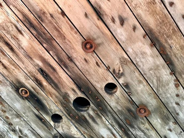 Παλιά ξύλινα και διαβρωμένες σανίδες — Φωτογραφία Αρχείου