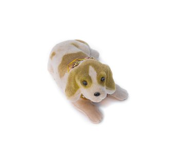 Çocuklar için bir köpek peluş oyuncak 