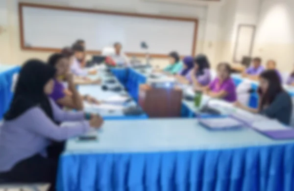 Blur blurred abstract at Business education training conference — Stock Photo, Image