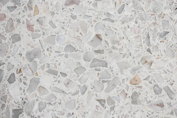 Texture de mur en pierre, Sol de surface en marbre Terrazzo pour fond — Photo