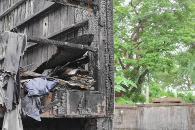 evde yangın. Soyut ayrıntı görüntüleri yangın 