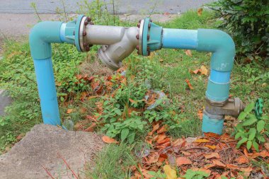 Sıhhi tesisat çelik harap su vanası