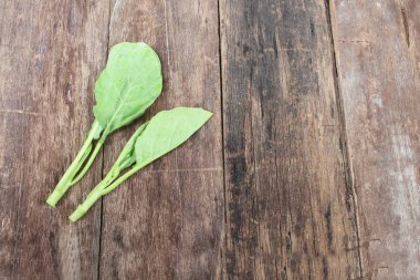 Çince lahana taze sebze ahşap zemin zemin üzerine