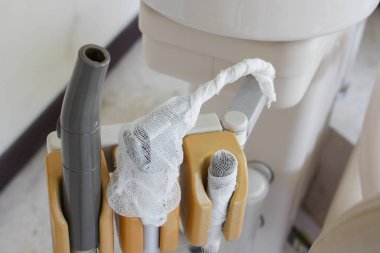 Gazlı bez ile seçici odak şal donatımı