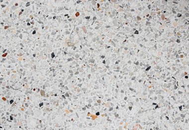 Doku, arka plan için Terrazzo mermer zemin taş duvar.