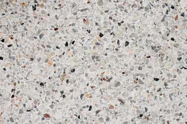 Doku, arka plan için Terrazzo Mermer yüzey zemin taş duvar