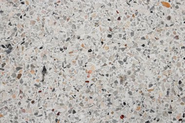 Doku, arka plan için Terrazzo Mermer yüzey zemin taş duvar