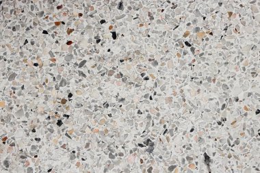 Doku, arka plan için Terrazzo Mermer yüzey zemin taş duvar
