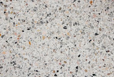 Doku, arka plan için Terrazzo Mermer yüzey zemin taş duvar