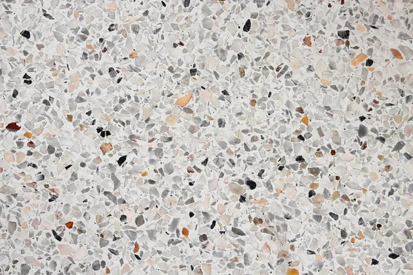 Каменная текстура, мраморный пол Terrazzo для фона — стоковое фото