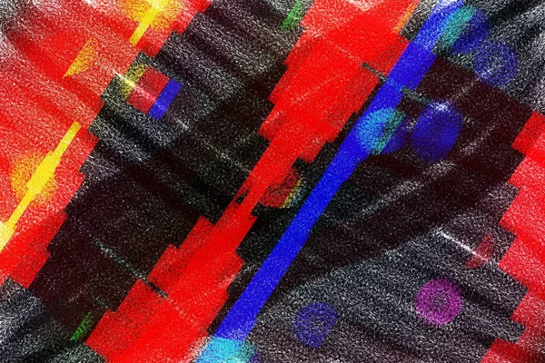 Kleur patroon achtergrond abstract met verschillende kleur lijnen — Stockfoto