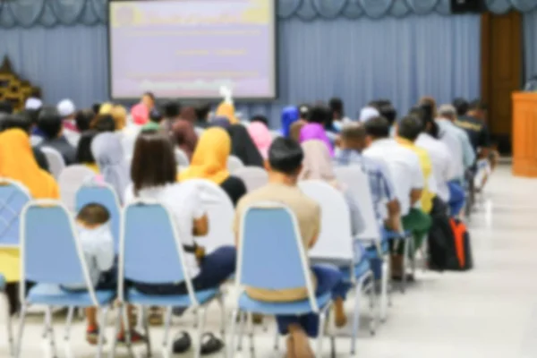 Obchodní rozostření rozmazané abstraktní vzdělávání vzdělávací konference v místnosti pro seniory — Stock fotografie