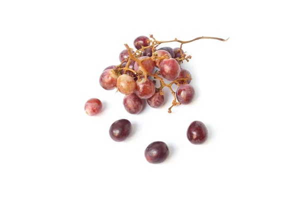 Grape red fresh on white background — Stock Photo, Image