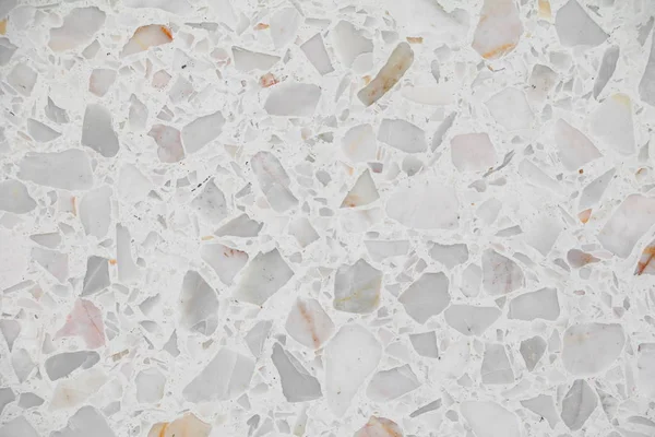 Kamenná zeď texturu, mramor Terrazzo podlahové pro pozadí — Stock fotografie